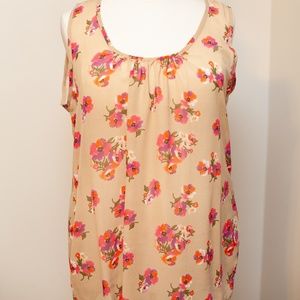 NWT SWAK Floral Tank 3X